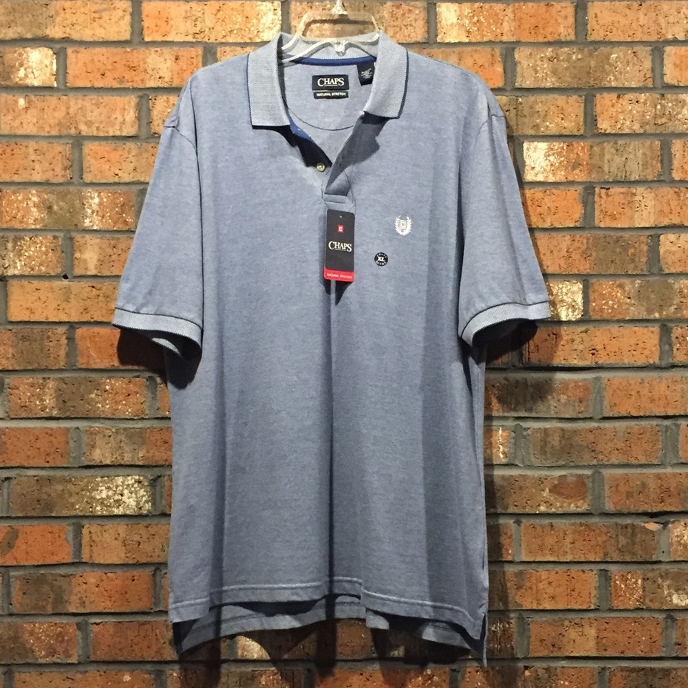 CHAPS BLUE POLO SHIRT